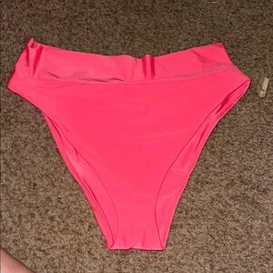 Aerie Pink High-Waisted Bikini Bottom
